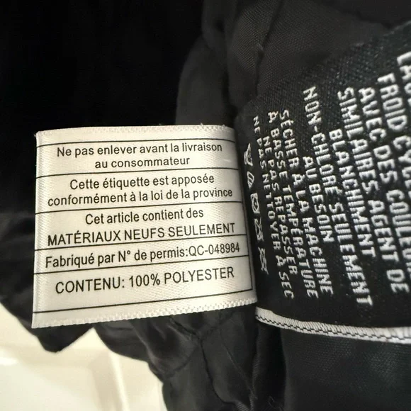 Members Only x Keith Haring Hooded Jacket Black Graphic Poly Filled Streetwear M - Picture 12 of 17